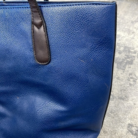 NWT Porto Vino Wine Purse Tote Bag with Spout Blue - Picture 6 of 16